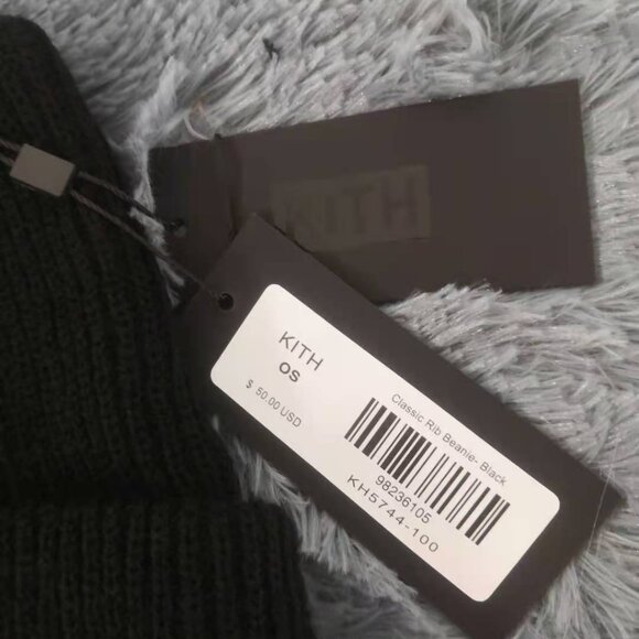 Kith Classic Rib Beanie Black main image 4